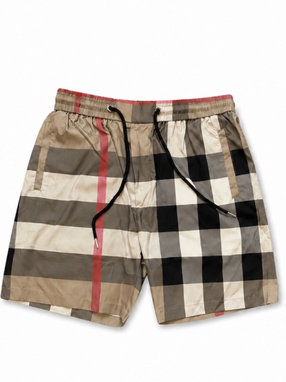 Burberry Check Mens Swim Trunk Shorts Size Medium